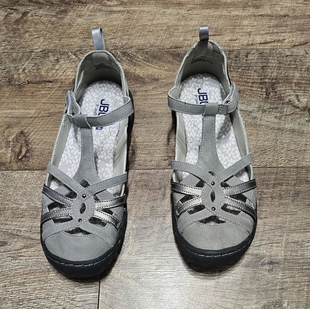 Jbu memory foam Cushioned sandals women's size 7